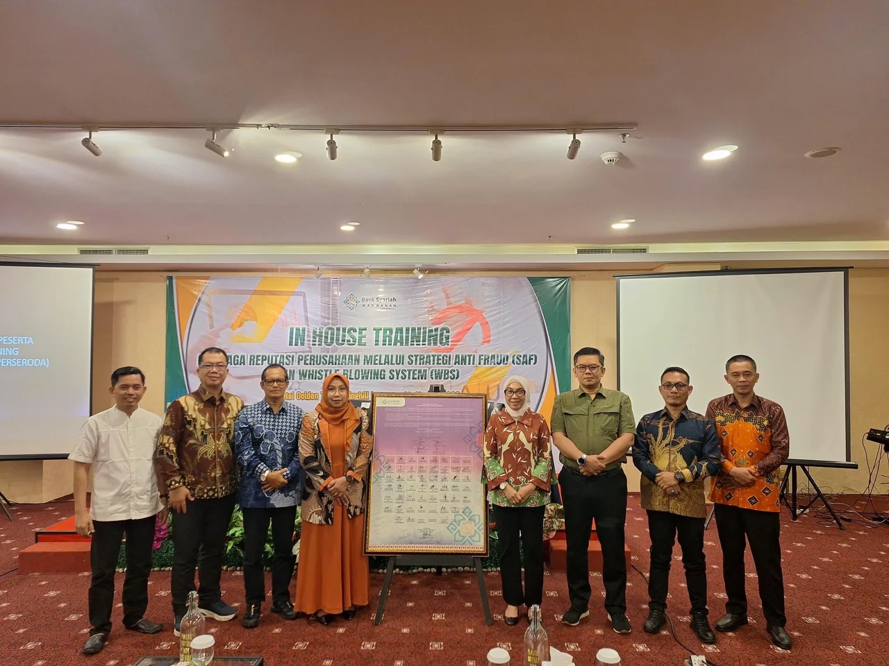 Bupati Ayu Asalasiah Buka Pelatihan Anti-Fraud BPRS Way Kanan, Perkuat Tata Kelola Perbankan